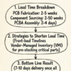 PCBA lead time